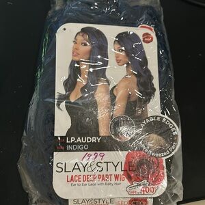 Slay style Wig Indigo color